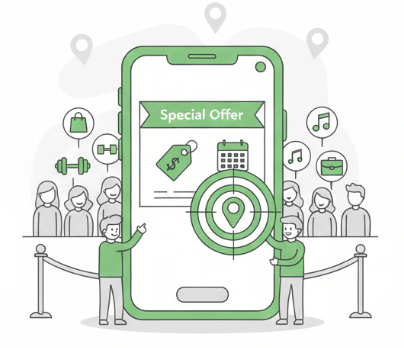 Facebook Instagram ad targeting by location, interests, and behaviors with geo radius and audience targeting for local businesses.