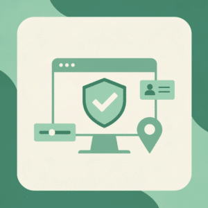 Google Local Service Ads dashboard with shield icon and business profile details, highlighting verified local provider status and trust badge.